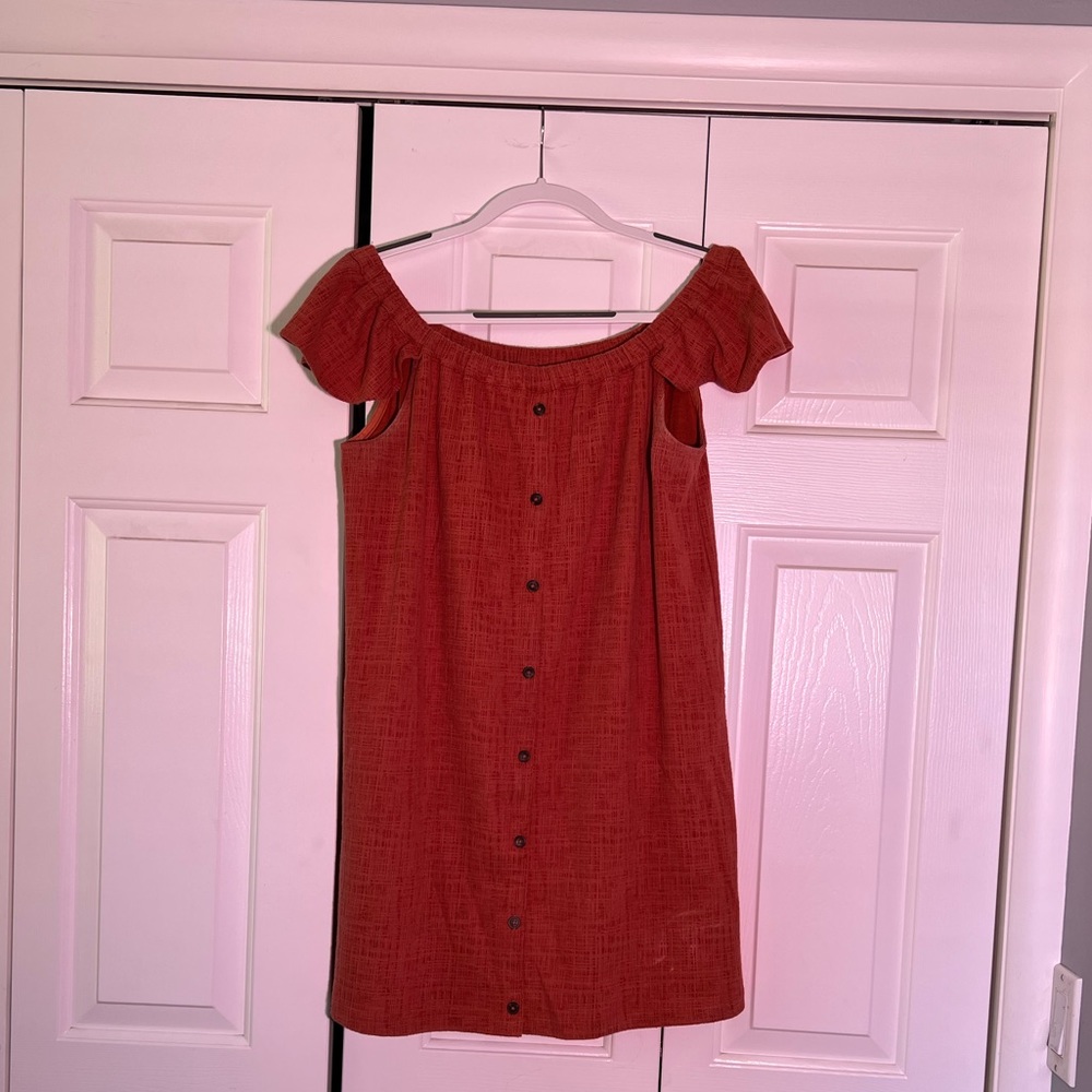 Off the shoulder dress